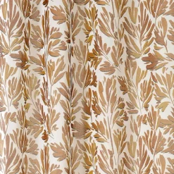 Rideau tamisant aux feuillages aquarellés