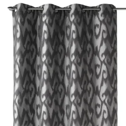 Rideau tamisant en jacquard motifs baroques