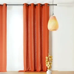 Rideau tamisant en poly-lin