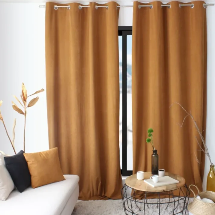 Rideau tamisant en velours