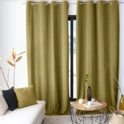 Rideau tamisant en velours