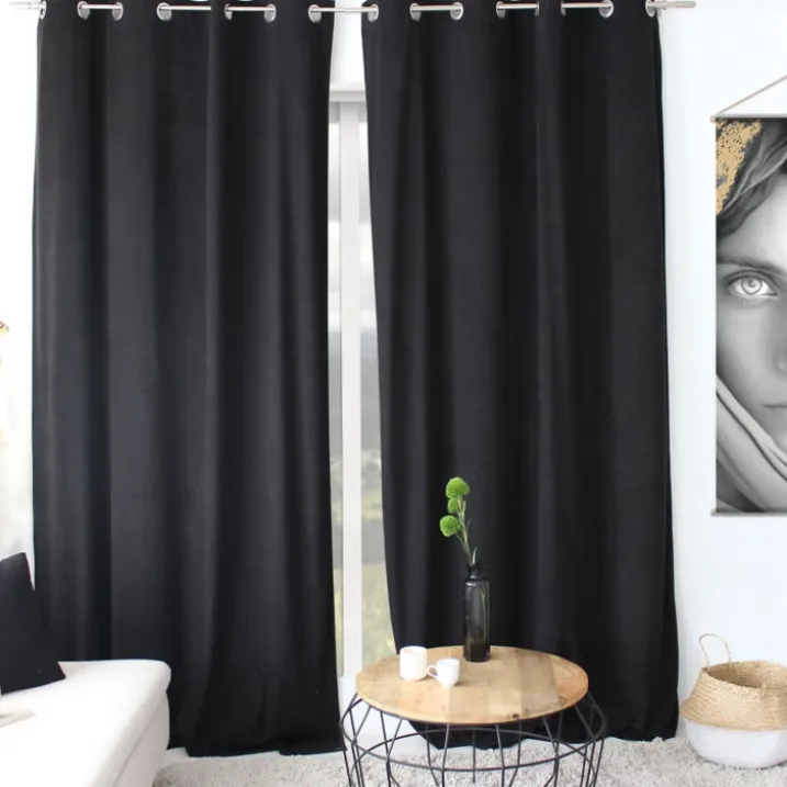 Rideau tamisant en velours