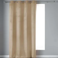Rideau tamisant en velours ras