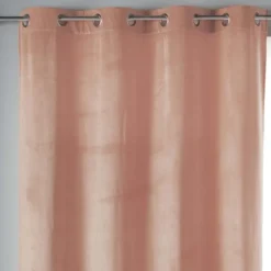 Rideau tamisant en velours ras
