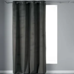 Rideau tamisant en velours ras