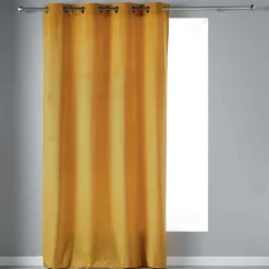 Rideau tamisant en velours ras