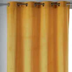 Rideau tamisant en velours ras