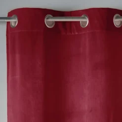 Rideau tamisant en velours ras