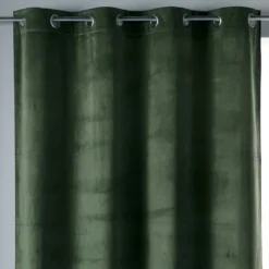 Rideau tamisant en velours ras
