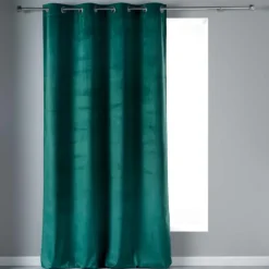 Rideau tamisant en velours ras