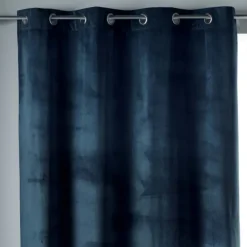 Rideau tamisant en velours ras