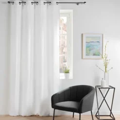 Rideau tamisant en velours uni
