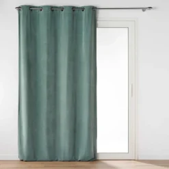 Rideau tamisant en velours uni