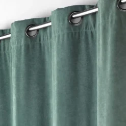 Rideau tamisant en velours uni