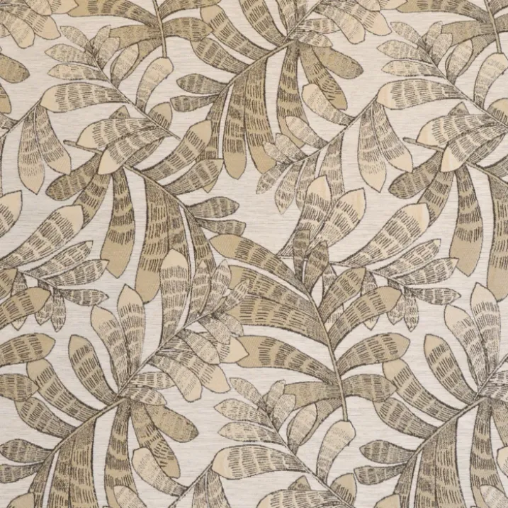 Rideau tamisant jacquard à motifs végétaux