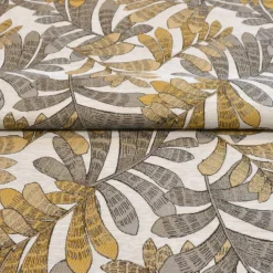 Rideau tamisant jacquard à motifs végétaux