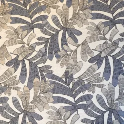 Rideau tamisant jacquard à motifs végétaux