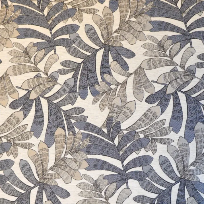 Rideau tamisant jacquard à motifs végétaux