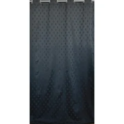 Rideau tamisant à motifs pois