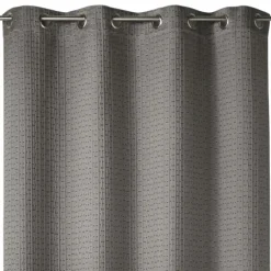 Rideau tamisant épais en jacquard uni à reliefs