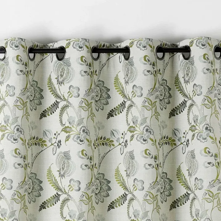 Rideau tamisant vintage floral