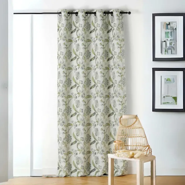 Rideau tamisant vintage floral