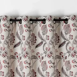 Rideau tamisant vintage floral