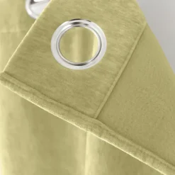 Rideau thermique en velours doublé polaire