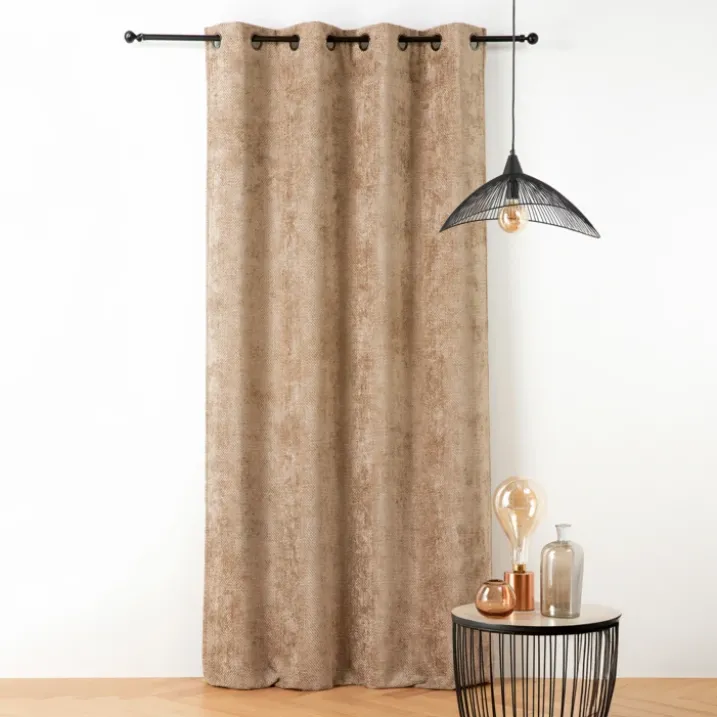 Rideau thermique et phonique velours chenille