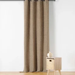 Rideau Thermique à Oeillets Effet Bouclé