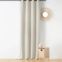 Rideau Thermique à Oeillets Effet Bouclé