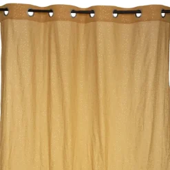 Rideau Voilage gaze de coton motifs brillants