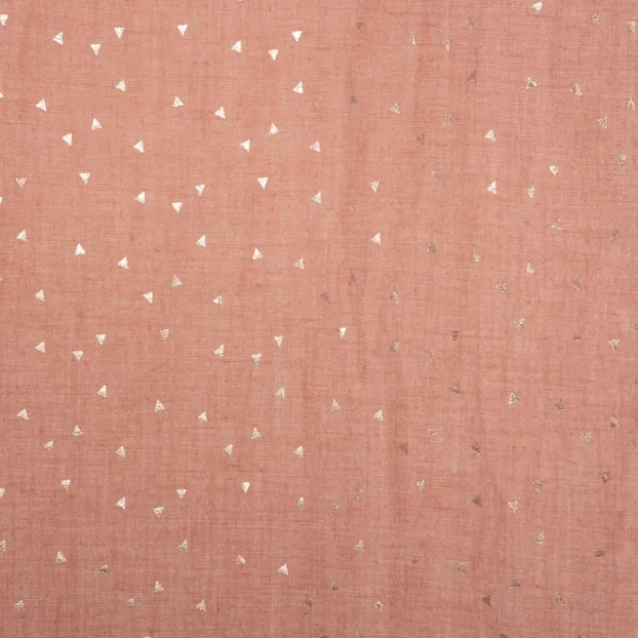Rideau Voilage gaze de coton motifs brillants