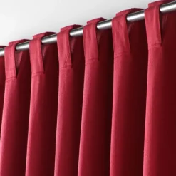 Rideau voilage surfilé passants cachés