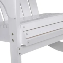 Rocking chair de jardin en bois