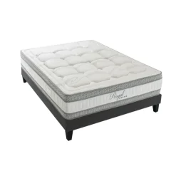 ROYAL 5* - Matelas mémoire de forme + sommier bois mi-ferme