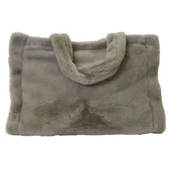 Sac cabas effet doudou avec fermeture aimantée