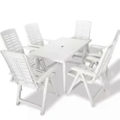 Salon de jardin en plastique