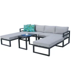 Salon détente modulable pour 8 personnes