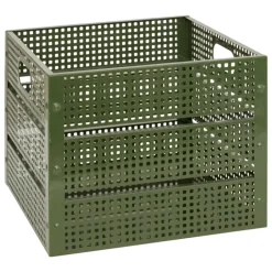 Set de 4 caisses de rangement en métal empilables