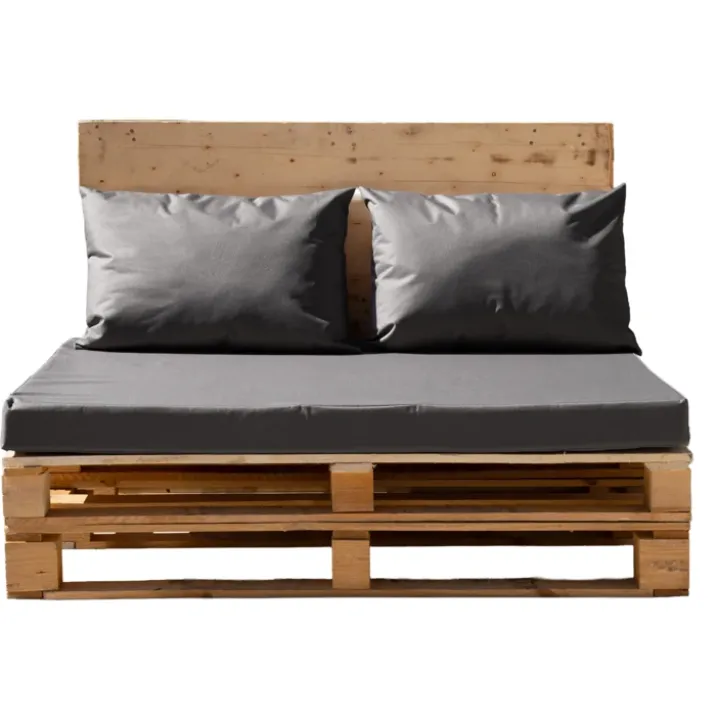 Set de 3 coussins palette extérieurimperméable et déhoussable MINORQUE