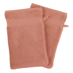 Set de 4 gants de toilette en coton Mirmande
