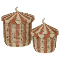 Set de 2 paniers cirque pour enfant