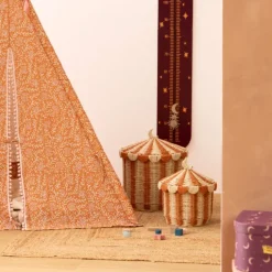 Set de 2 paniers cirque pour enfant