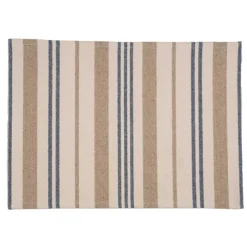 Set de table en coton épais rayures