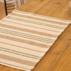 Set de table en coton épais rayures