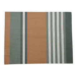 Set de table en plastique à rayures