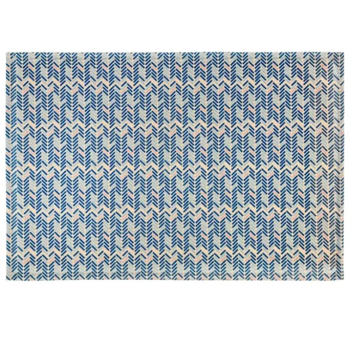 Set de table en polycoton à motif chevrons