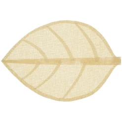 Set de table forme feuille