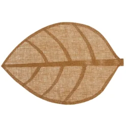 Set de table forme feuille